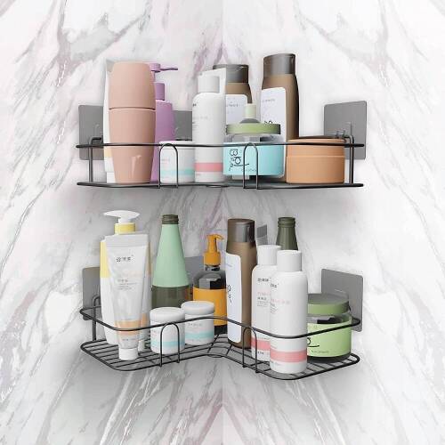 DADDY CREATIONS 2-Pack Corner Shower Caddy - Lot 431