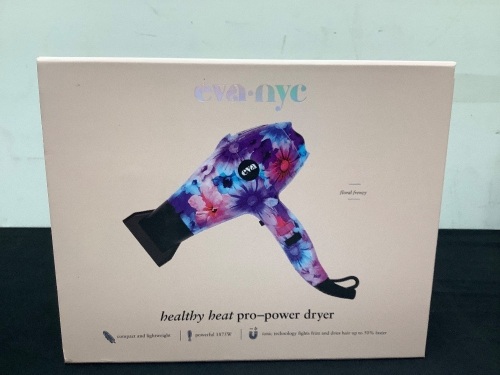 Eva Nyc Floral Frenzy Hair Dryer - Lot 382