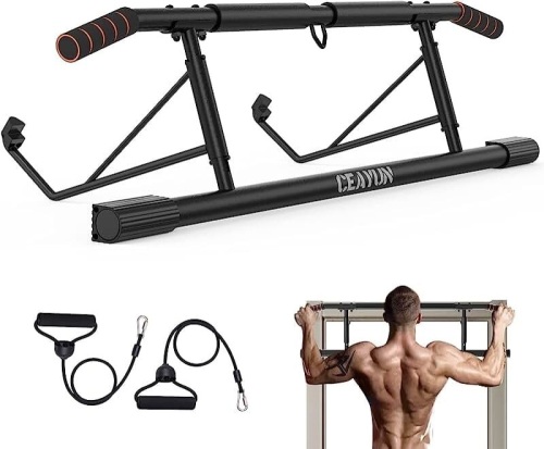 Ceayun Pull Up Bar Gym System Trainer,28x5x102cm - Lot 501