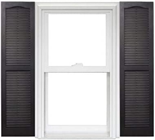 Polaris Homeside Open Louver Vinyl Shutters, 14.5"X39" - Lot 469
