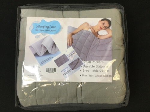 SleepingCare 15 lbs Weighted Microfiber Blanket - Lot 145