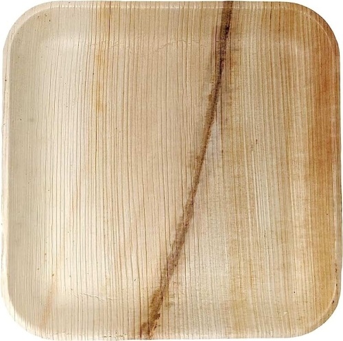 8" Bamboo Plates 50 Count - Lot 385