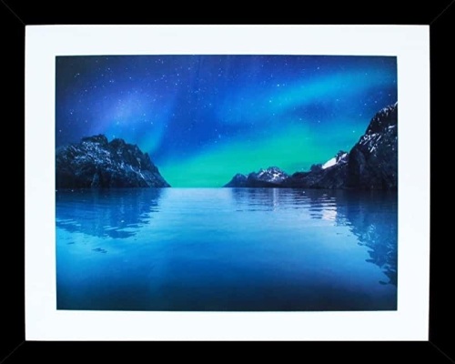 Black Gallery Picture Frame 22x28 Wall Frame With 18x24  - Lot 401