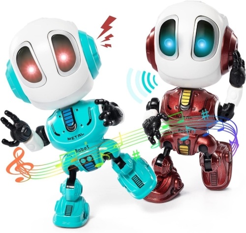 Two Rechargeable Talking Robots Toys for Kids - Lot 165