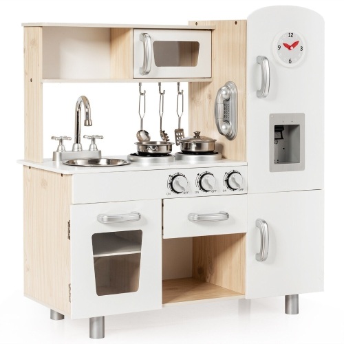 Vintage Play Kitchen Pretend Kids Cooking Playset - Lot 7351