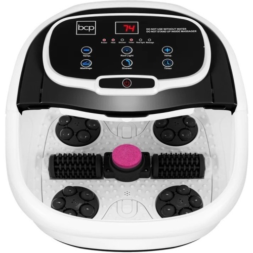 Automatic Heated Shiatsu Massage Foot Bath Spa w/ Pumice Stone - Lot 7159