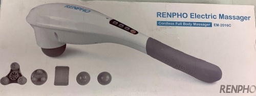 Renpho Electric Cordless Full Body Massager, Appears New, Sold As-is - Lot 20