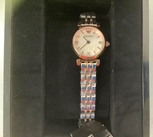 Emporio Armani AR1689 Women's Stainless Steel Watch, Appears New, Sold As-is - Lot 25