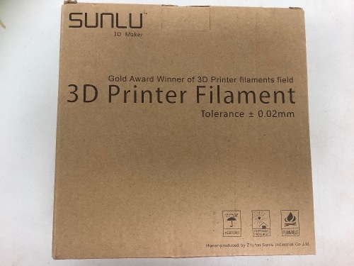 Sunlu 3D Printer Filament 1.75mm White, Appears New, Sold As-is - Lot 30