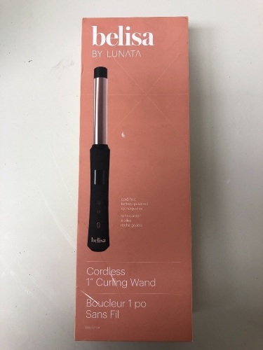LUNATA CORDLESS 1" CURLING WAND, Works, Appears New, Sold as is - Lot 31