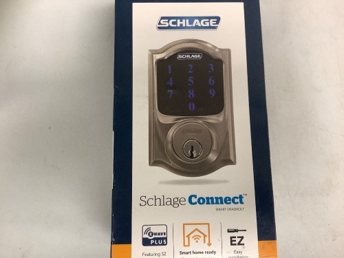 Schlage Smart Deadbolt, E-Commerce Return, Sold as is - Lot 34