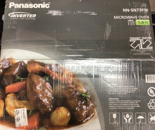 Panasonic Microwave Oven 1250W, Appears New, Sold As-is - Lot 46