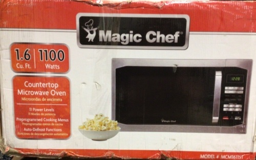 Magic Chef Microwave Oven 1100W, Appears New, Sold As-is - Lot 47