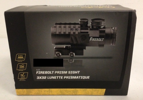 Firebolt Prism Sight 3x32, E-Comm Return, Sold As-is - Lot 53