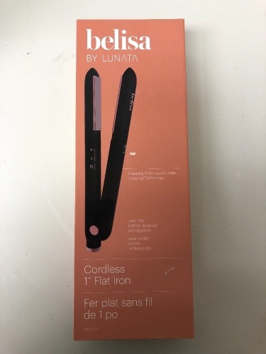 LUNATA CORDLESS 1" FLAT IRON, New Sealed in Box, Sold as is - Lot 55