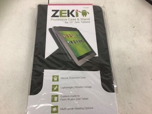 Lot of (24) Zeki Tablet Cases, New, Sold as is - Lot 106