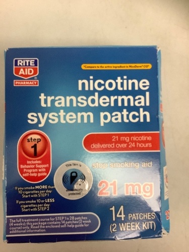 Lot of (3) Nicotine Transdermal System Patches, E-Comm Return - Lot 110