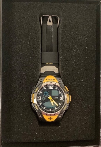 PASNEW Water-proof Dual Time Unisex Teens Sport Watch, E-Comm Return, Sold As-is - Lot 136