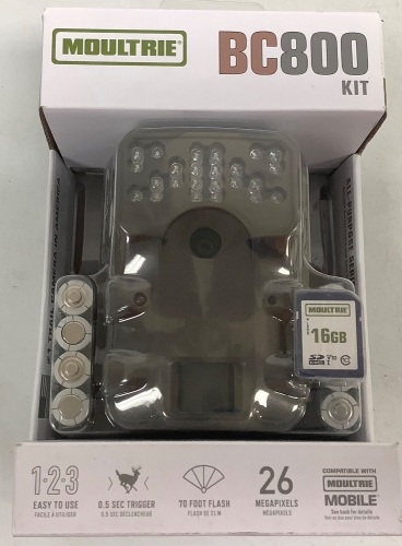 Lot of (2) Moultrie BC800 Kit Trail Camera, E-Comm Return, Sold As-is - Lot 137