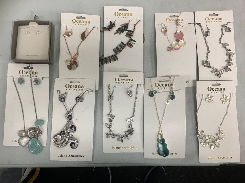 Lot of (10) Jewelry Pieces, E-Commerce Return, Sold as is - Lot 177