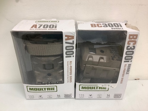 Lot of (2) Moultrie Trail Cameras, E-Commerce Return, Sold as is - Lot 182