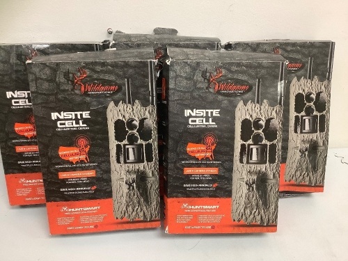 Lot of (5) Wildgame Innovations Trail Cameras, E-Commerce Return, Sold as is - Lot 189