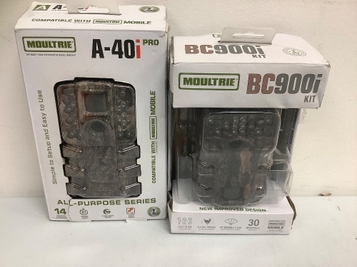 Lot of (2) Moultrie Trail Cameras, E-Commerce Return, Sold as is - Lot 191