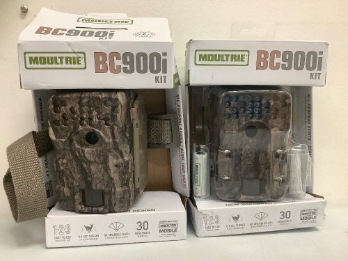 Lot of (2) Moultrie Trail Cameras, E-Commerce Return, Sold as is - Lot 201