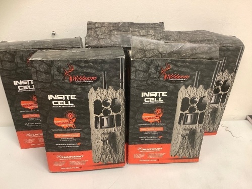 Lot of (5) Wildgame Innovations Trail Cameras, E-Commerce Return, Sold as is - Lot 209