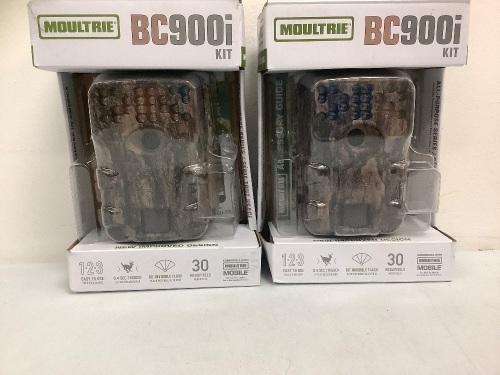 Lot of (2) Moultrie Trail Cameras, E-Commerce Return, Sold as is - Lot 221