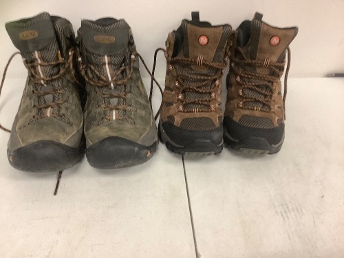 Lot of (2) Mens Shoes, Merrell 8.5 and Keen 11, E-Commerce Return, Sold as is - Lot 226
