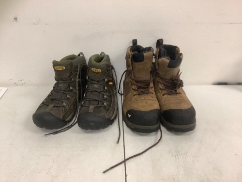 Lot of (2) Mens Shoes, Irish Setter 9.5 and Keen 9, E-Commerce Return, Sold as is - Lot 246