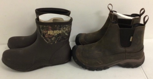 Lot of (2) RedHead Boots Men's 10 and KEEN Boots Men's 9.5, E-Comm Return, Sold As-is - Lot 247