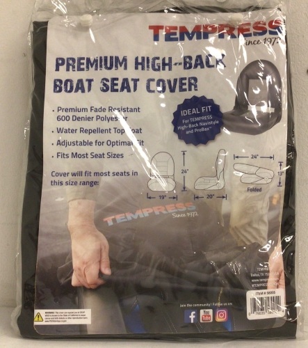 Tempress Premium High-Back Boat Seat Cover, Appears New, Sold As-is - Lot 258