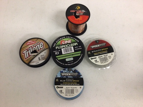 Lot of (5) Fishing Line, E-Comm Return, Sold As-is - Lot 304