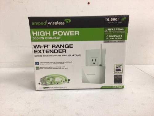 Lot of (2) High Power WiFi Range Extender, Appears New, Sold as is - Lot 420