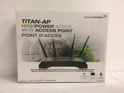 Lot of (2) High Power Wifi Access Point, Appears New, Sold as is - Lot 421