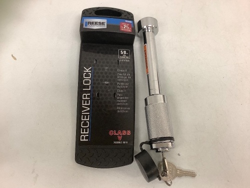 Reese Towpower Receiver Lock, E-Commerce Return, Sold as is - Lot 129