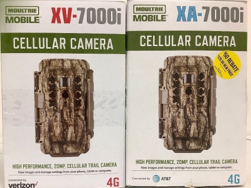 Lot of (2) Moultrie Trail Cameras, E-Commerce Return, Sold as is - Lot 302