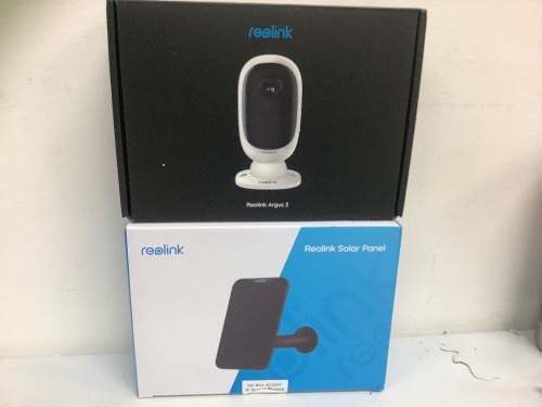 Security Camera and Solar Panel, Appears New, Sold as is - Lot 87