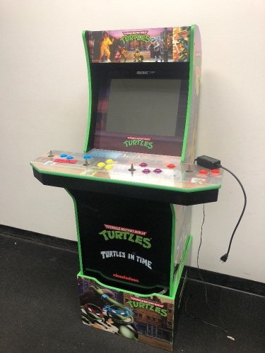 2019 Retro Ninja Turtles Arcade Game, Works, Appears New w/ Missing Joystick Knobs, Sold as is - Lot 15A