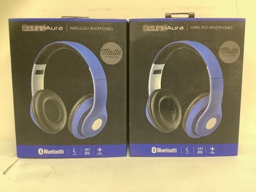 Lot of (2) Wireless Headphones, Appears New, Sold as is - Lot 474