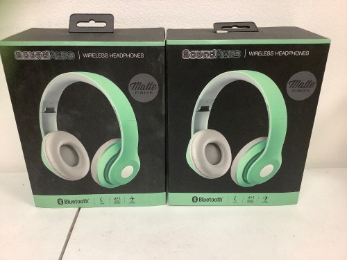 Lot of (2) Wireless Headphones, Appears New, Sold as is - Lot 508