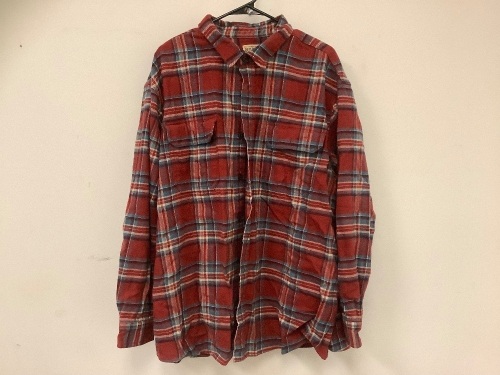 RedHead Mens Flannel, 3XL, Missing Button on Front Pocket, E-Commerce Return, Sold as is - Lot 363