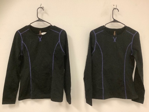 Lot of (2) SHE Womens Thermal Crew, M, E-Commerce Return, Sold as is - Lot 486