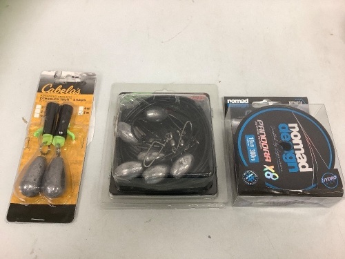 Lot of (3) Assorted Fishing Accessories, E-Comm Return - Lot 444