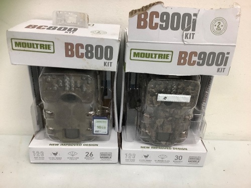 Lot of (2) Moultrie Trail Cameras, E-Commerce Return, Sold as is - Lot 464