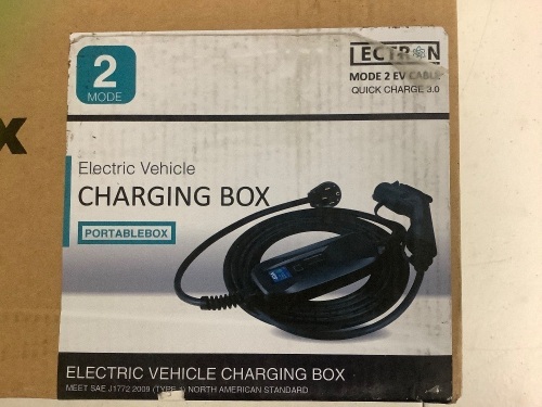 Electric Vehicle Charging Box, Appears New, Sold as is - Lot 531