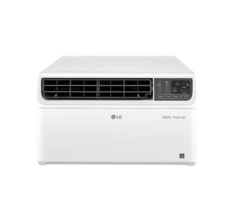 LG 12,000 BTU Dual Inverter Smart Window Air Conditioner Cools 550 Sq. Ft. with Remote, Wi-Fi Enabled - Lot 43