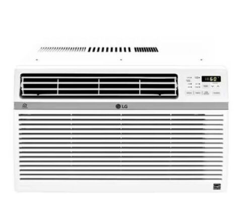 LG 10,000 BTU 115-Volt Window Air Conditioner Cools 450 Sq. Ft. with ENERGY STAR and Remote, Wi-Fi Enabled - Lot 63